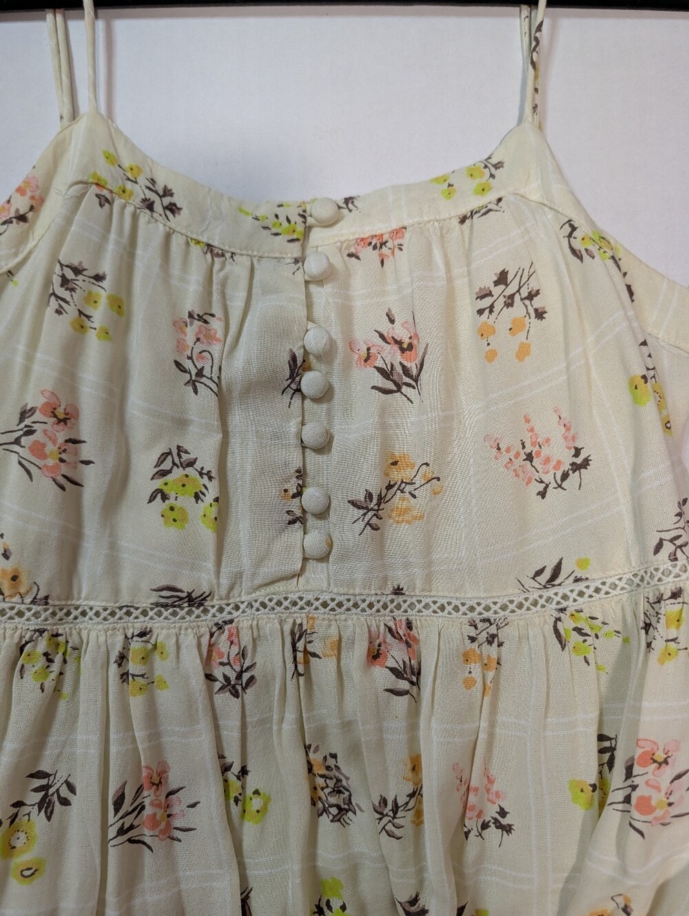 Urban Outfitters Boho Floral Mini Dress In Small Petite S-P - Picture 4 of 5